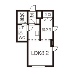 北山駅 徒歩16分 1階の物件間取画像